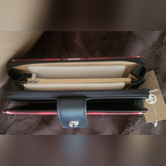 🤗Giani Bernini:Saffiano Plaid Tote and Wallet Set. A Macy's Exclusive - Picture 8 of 9